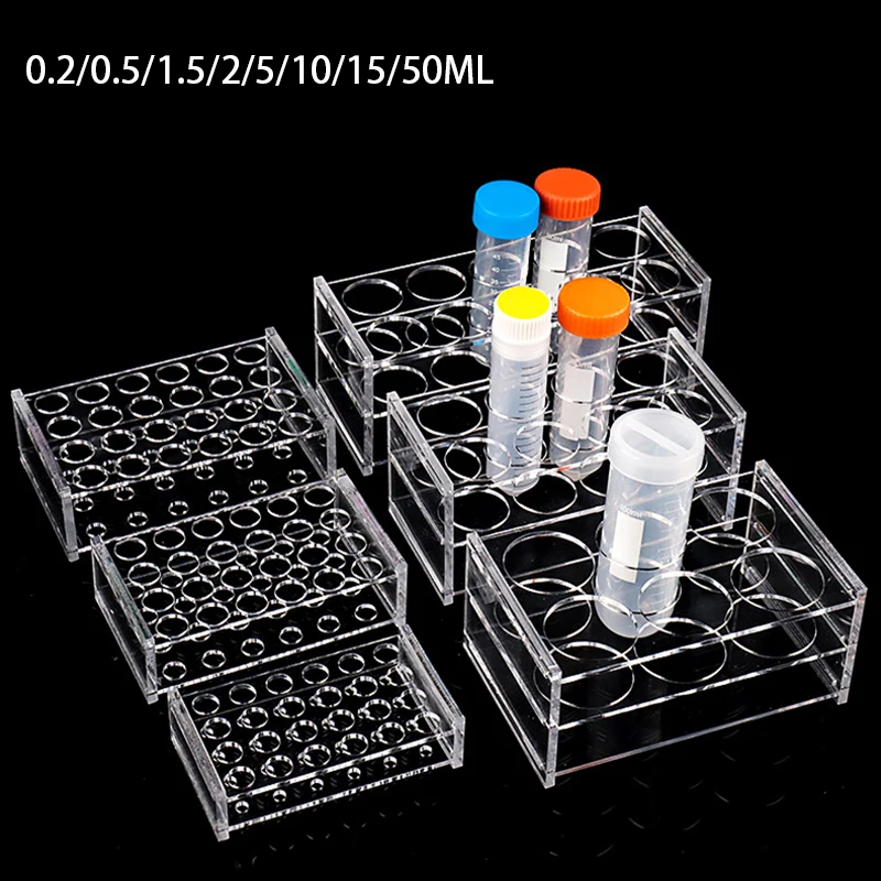 Centrifuge Tube Rack - 0.2ML/0.5ML/1.5ML/2ML/10ML/15ML/50ML Stojak na probówki Uchwyt na
