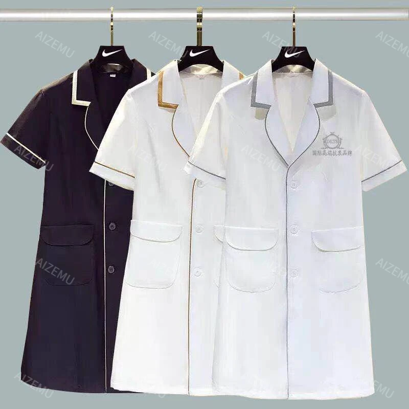 Damska sukienka spa z krótkim  – Medical Lab Management recenzja i cena