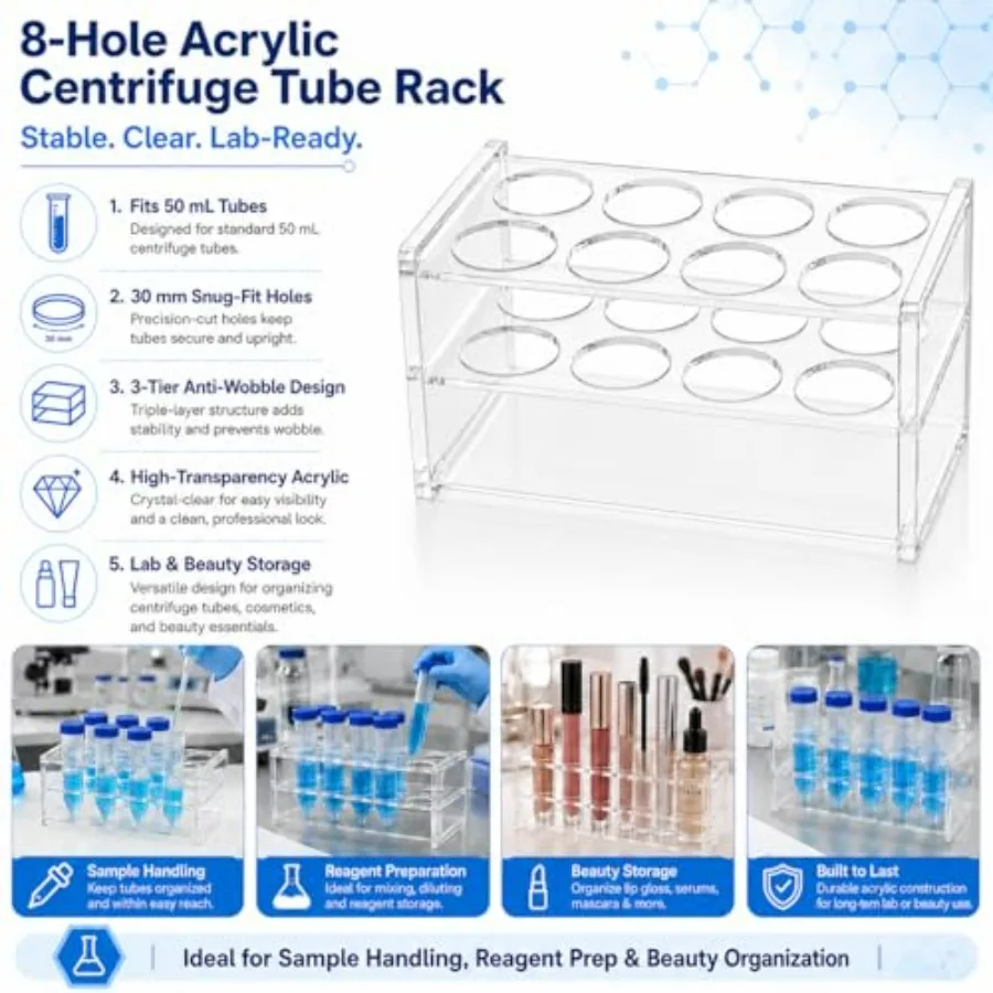 1 szt. Akrylowy stojak na prob – Centrifuge Tube Rack recenzja i cena