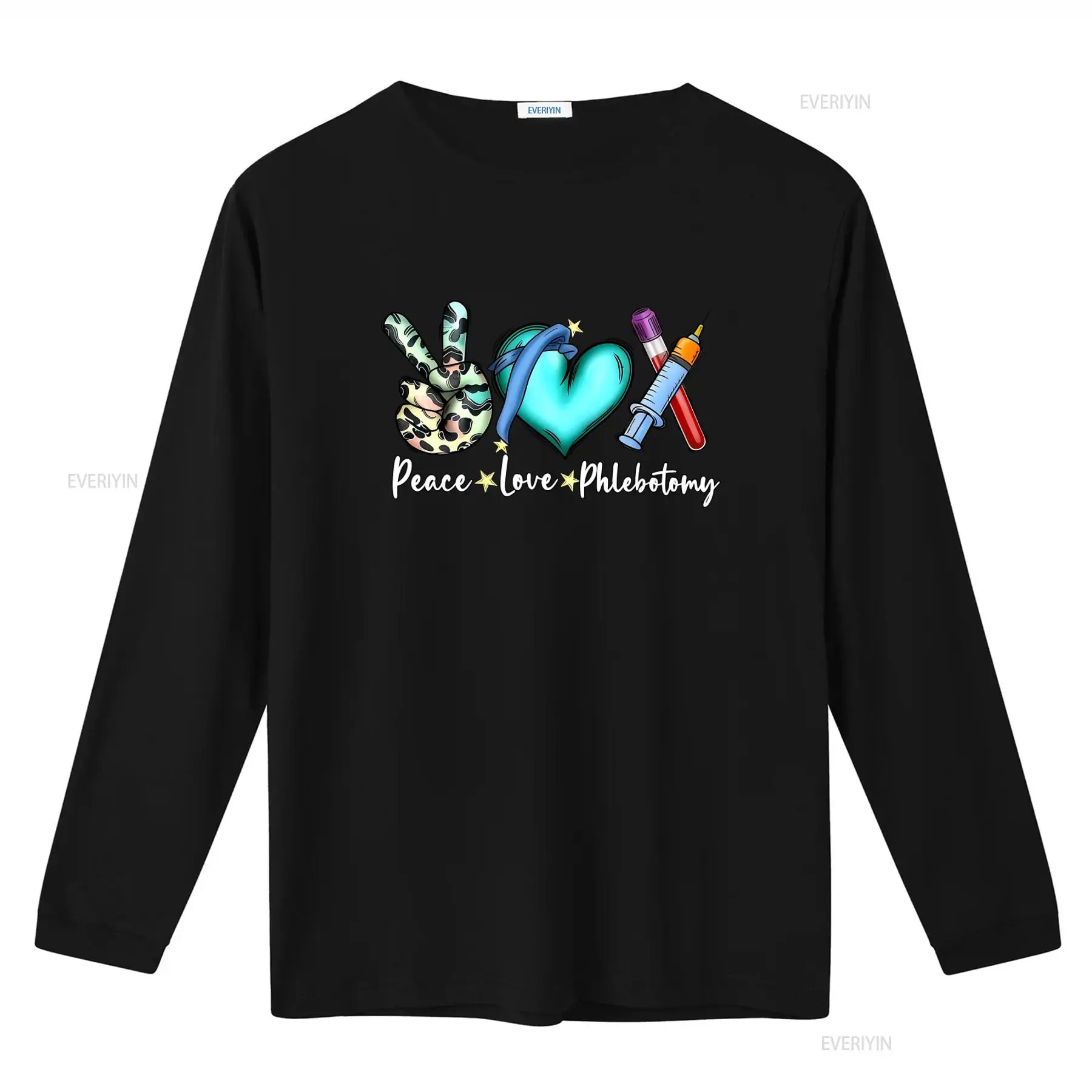 Koszulka Peace Love Phlebotomy – Medical Lab Design recenzja i cena
