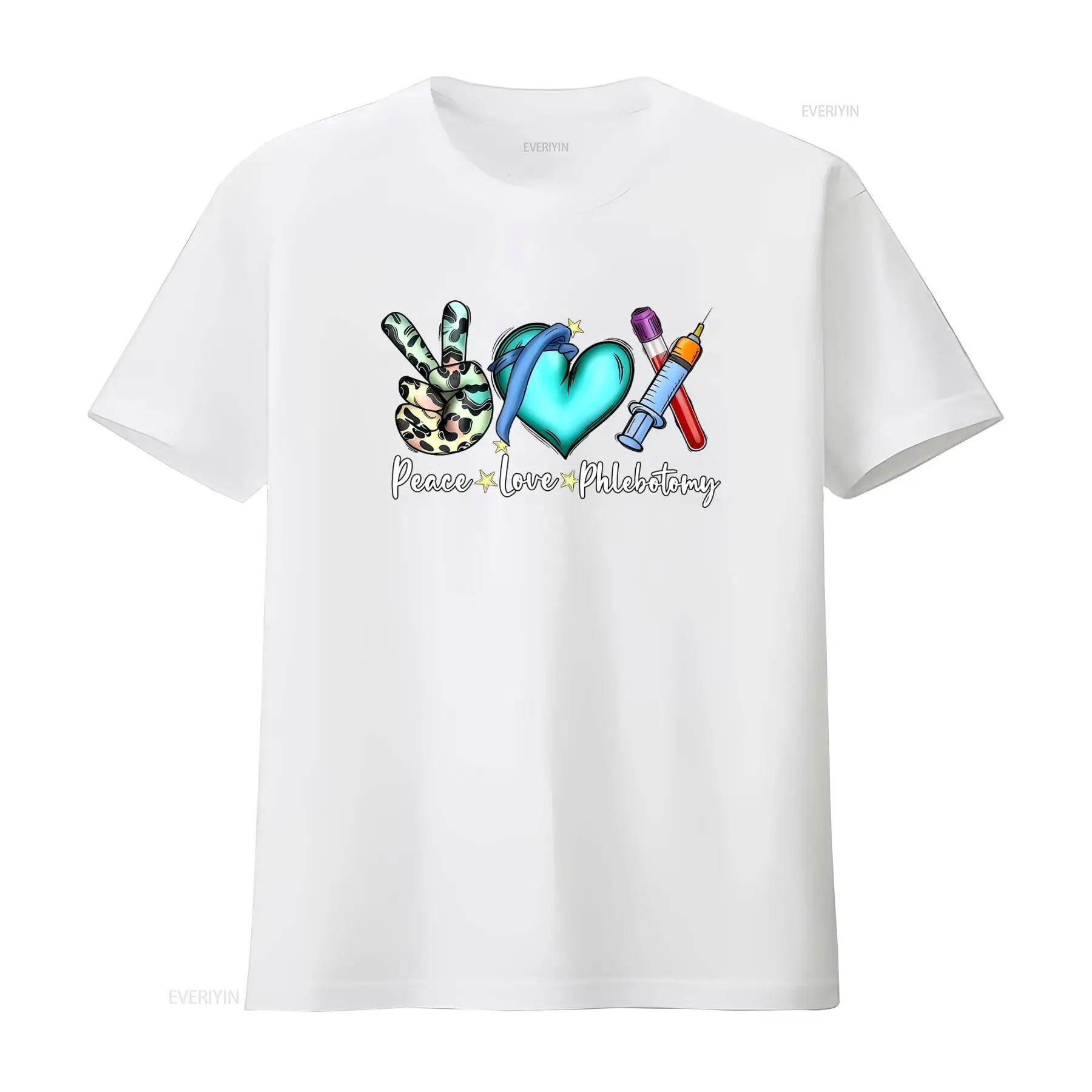 Koszulka Peace Love Phlebotomy – Medical Lab Design recenzja i cena